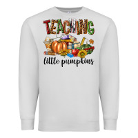 Dove Grey Teaching Little Pumpkins Premium Sweatshirt - texasbilliewilder