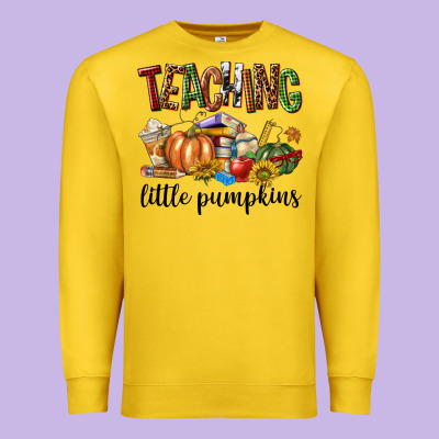Teaching Little Pumpkins Premium Sweatshirt Designed By Texasbilliewilder