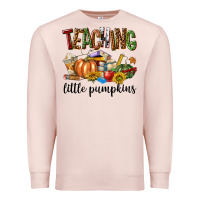 Pale Pink Teaching Little Pumpkins Premium Sweatshirt - texasbilliewilder
