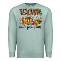 Seafoam Teaching Little Pumpkins Premium Sweatshirt - texasbilliewilder