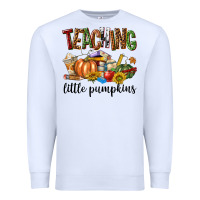 White Teaching Little Pumpkins Premium Sweatshirt - texasbilliewilder