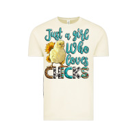 Vintage Arctic Western Just A Girl Who loves Chicks Vintage Tee - LillyAllenDesigns