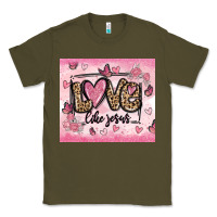 Army Green love like jesus Classic Tee - MaliasSmallBusiness