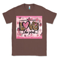 Chestnut love like jesus Classic Tee - MaliasSmallBusiness