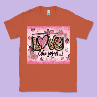 Love Like Jesus Classic Tee Designed By Maliassmallbusiness
