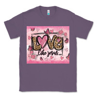 Lavender love like jesus Classic Tee - MaliasSmallBusiness