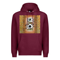 Burgundy for the love of the game with soccer tumbler tbs Premium Hoodie - TumblerDesignByShophia
