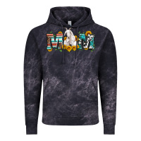 Cloud Black goat mom serape leopard cowhide goat family Vintage Hoodie - Artiststas