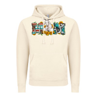 Vintage Artic goat mom serape leopard cowhide goat family Vintage Hoodie - Artiststas