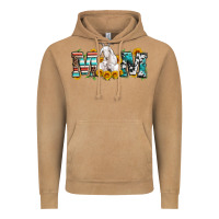Vintage Camel goat mom serape leopard cowhide goat family Vintage Hoodie - Artiststas