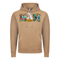 Vintage Coffee goat mom serape leopard cowhide goat family Vintage Hoodie - Artiststas