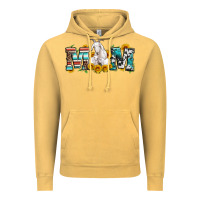 Vintage Mustard goat mom serape leopard cowhide goat family Vintage Hoodie - Artiststas