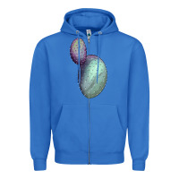True Royal Opunthia Santa Rita Cactus Zipper Hoodie - LillyAllenDesigns