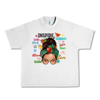 Lunar Rock Teacher messy bun caucasian Urban Heavy Tee - NancyCooperArtShop