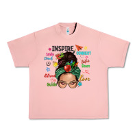 Salmon Teacher messy bun caucasian Urban Heavy Tee - NancyCooperArtShop
