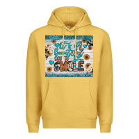 Antique Gold it’s a beautiful day to smile Premium Hoodie - JahusDesignShop