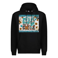 Black it’s a beautiful day to smile Premium Hoodie - JahusDesignShop