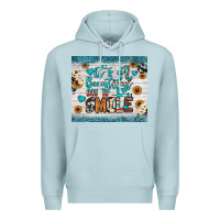 Blue Mist it’s a beautiful day to smile Premium Hoodie - JahusDesignShop