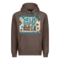 Coffee it’s a beautiful day to smile Premium Hoodie - JahusDesignShop