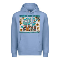Colony Blue it’s a beautiful day to smile Premium Hoodie - JahusDesignShop