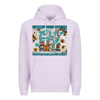 Lilac it’s a beautiful day to smile Premium Hoodie - JahusDesignShop
