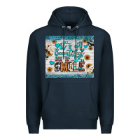 Navy it’s a beautiful day to smile Premium Hoodie - JahusDesignShop