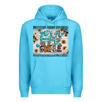 Ocean Blue it’s a beautiful day to smile Premium Hoodie - JahusDesignShop