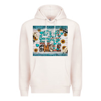 Pale Pink it’s a beautiful day to smile Premium Hoodie - JahusDesignShop