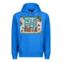 True Royal it’s a beautiful day to smile Premium Hoodie - JahusDesignShop