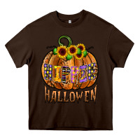 Chocolate Brown hippie halloween Heavy Core Tee - CowhideDigitalArt