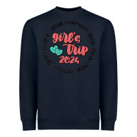Navy girls trip Heavyweight Sweatshirt - MaliasSmallBusiness