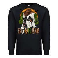 Black Boohaw Western Premium Sweatshirt - texasbilliewilder