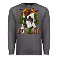 Charcoal Heather Boohaw Western Premium Sweatshirt - texasbilliewilder