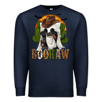 Navy Boohaw Western Premium Sweatshirt - texasbilliewilder