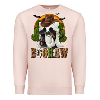 Pale Pink Boohaw Western Premium Sweatshirt - texasbilliewilder