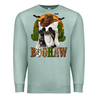 Seafoam Boohaw Western Premium Sweatshirt - texasbilliewilder