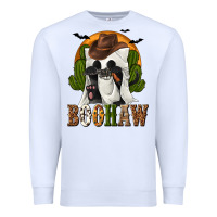 White Boohaw Western Premium Sweatshirt - texasbilliewilder