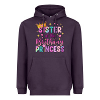 Plum sister of the birthday princess Heavyweight Hoodie - NancyCooperArtShop