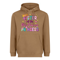 Toasted Coconut sister of the birthday princess Heavyweight Hoodie - NancyCooperArtShop