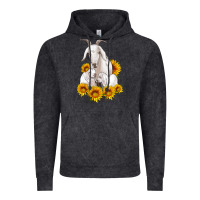 Vintage Black goat family with sunflowers Vintage Hoodie - Artiststas