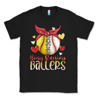 Black busy raising ballers Classic Tee - MaliasSmallBusiness