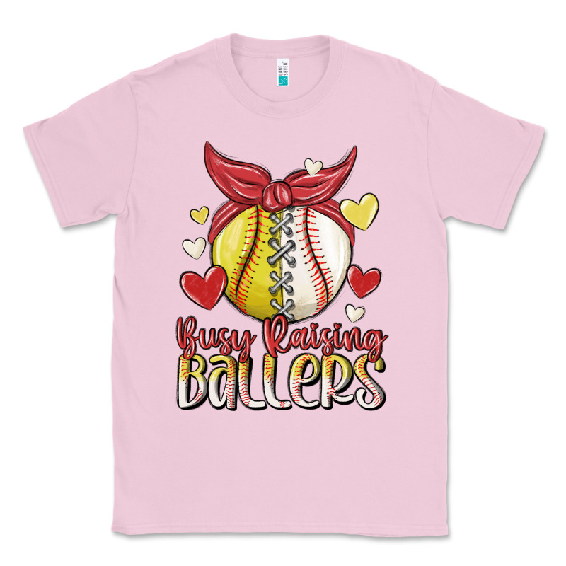Busy Raising Ballers Classic Tee by MaliasSmallBusiness | Teevron