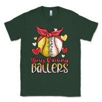 Sports Green busy raising ballers Classic Tee - MaliasSmallBusiness