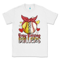 White busy raising ballers Classic Tee - MaliasSmallBusiness