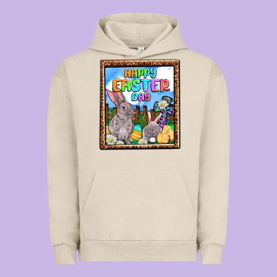 Happy Easter Day Urban Hoodie Designed By Oliviacreatesart