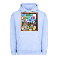 Pigment Grape Ice Happy Easter Day Urban Hoodie - OliviaCreatesArt
