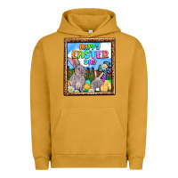 Pigment Peanut Butter Happy Easter Day Urban Hoodie - OliviaCreatesArt
