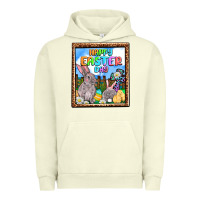 Pigment Pistachio Happy Easter Day Urban Hoodie - OliviaCreatesArt