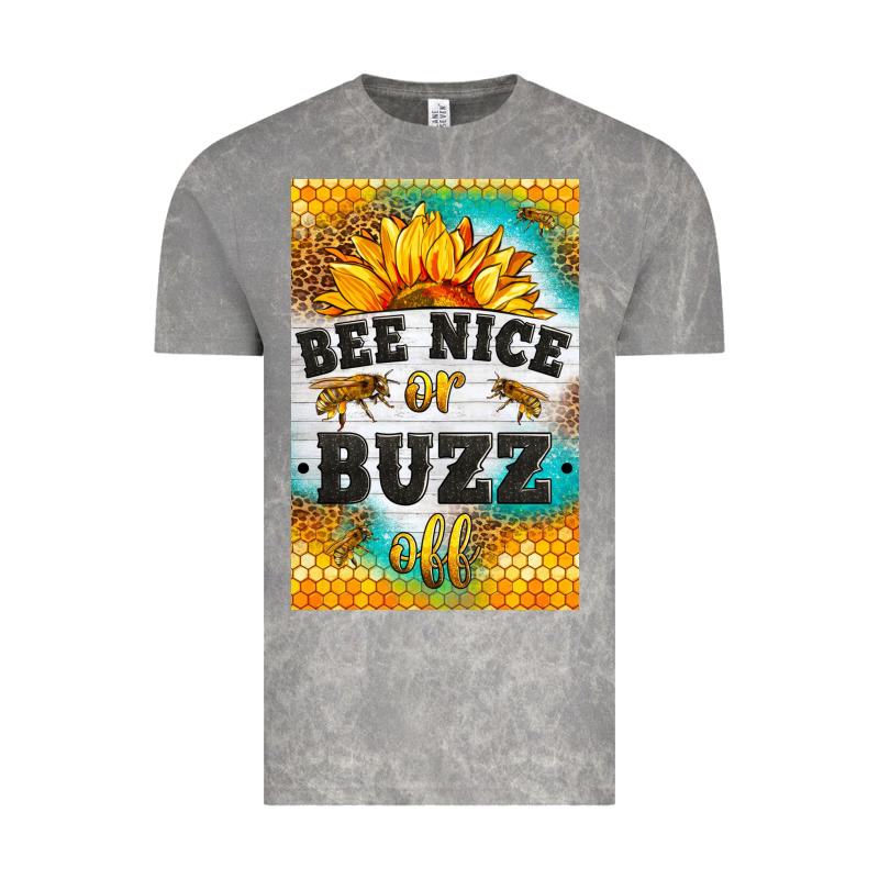 Bee Nice Or Buzz Off Vintage Tee by LillyAllenDesigns | Teevron