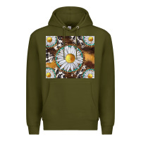 Army Green western daisy and cowhide tumbler tbs Premium Hoodie - TumblerDesignByShophia